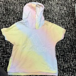 Adidas short sleeve light weight hoodie